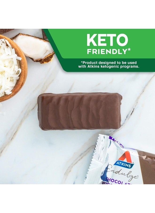 Endulge, Chocolate Coconut Bar, 5 Bars, 1.4 Oz (40 G) Each
