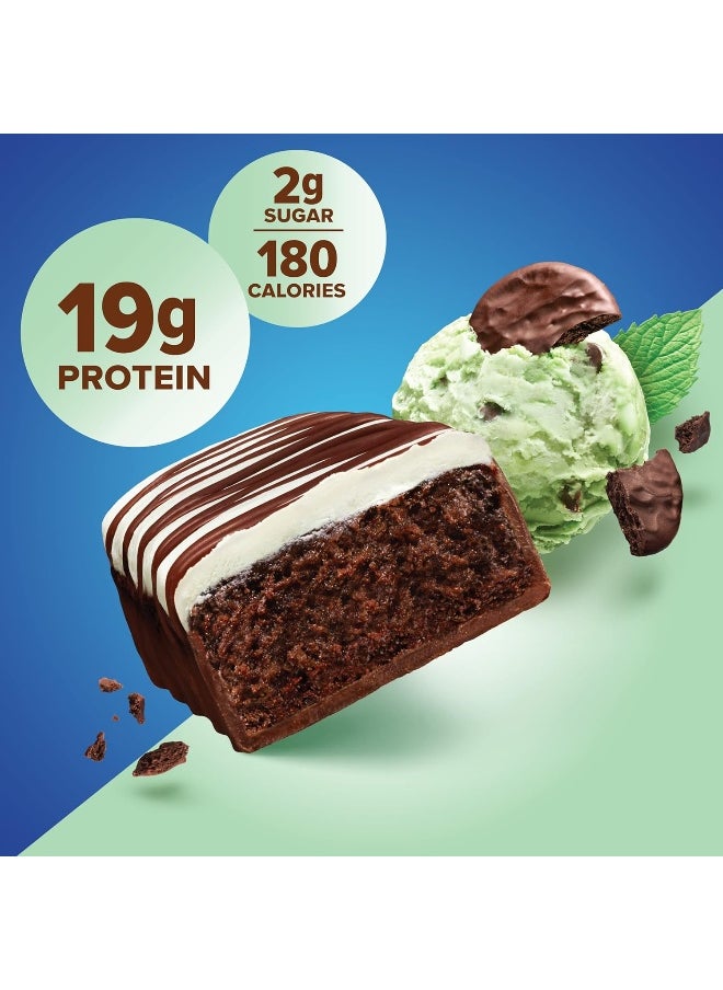 Bars, High Protein, Nutritious Snacks To Support Energy, Low Sugar, Gluten Free, Chocolate Mint Cookie, 1.76Oz, 12 Pack