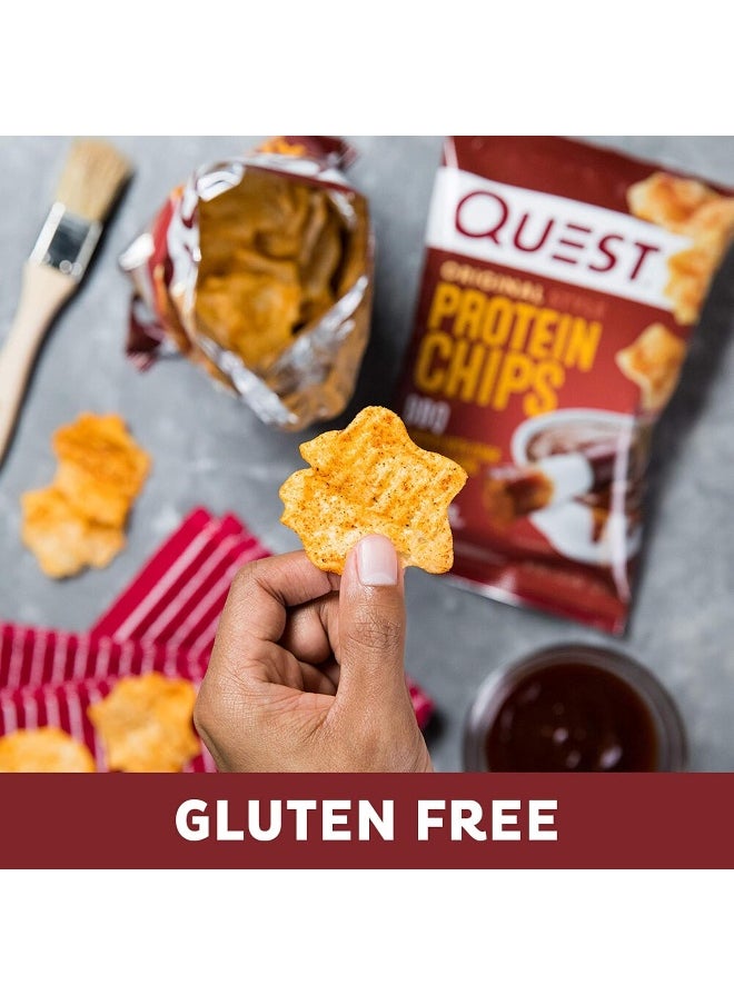 Nutrition Protein Chips, Bbq, High Protein, Low Carb, 1.1 Ounce (Pack Of 12)