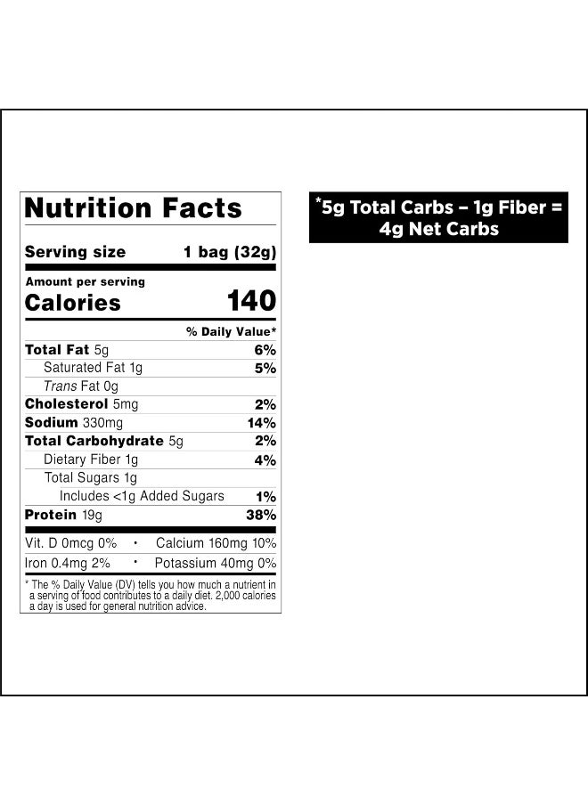 Nutrition Protein Chips, Bbq, High Protein, Low Carb, 1.1 Ounce (Pack Of 12)