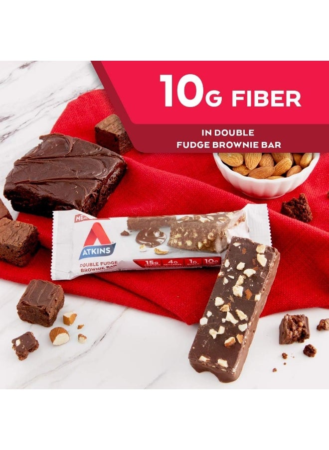 Double Fudge Brownie Bar, 5 Bars, 1.69Oz, (48G)