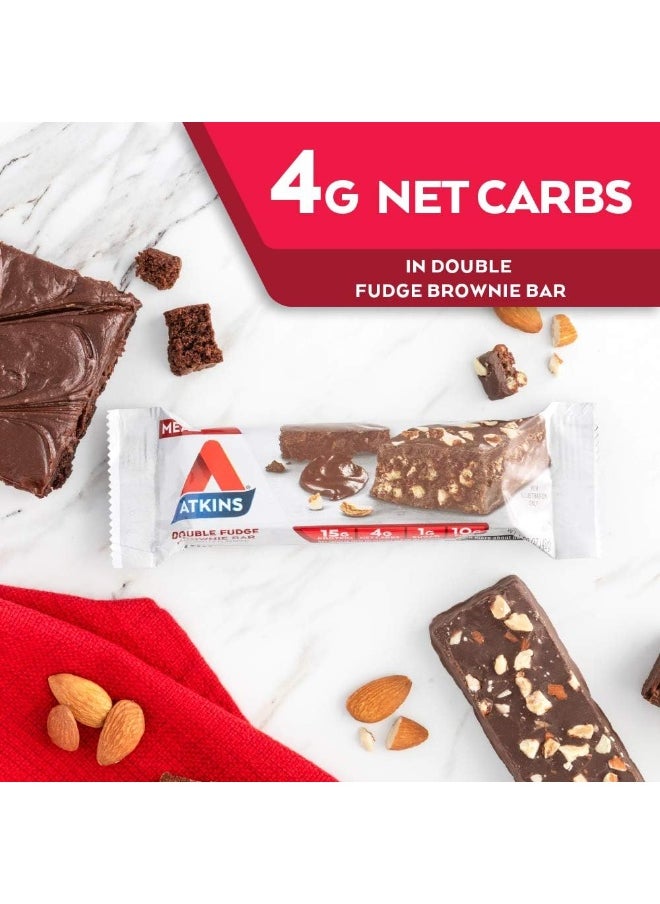 Double Fudge Brownie Bar, 5 Bars, 1.69Oz, (48G)