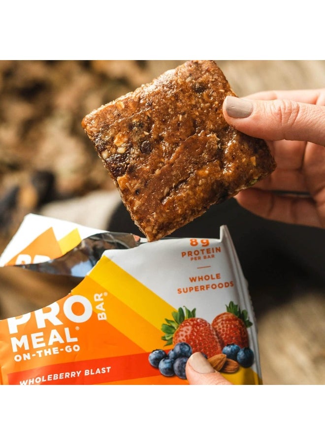 - Meal Bar, Wholeberry Blast, Non-Gmo, Gluten-Free, Healthy, Plant-Based Whole Food Ingredients, Natural Energy (12 Count)