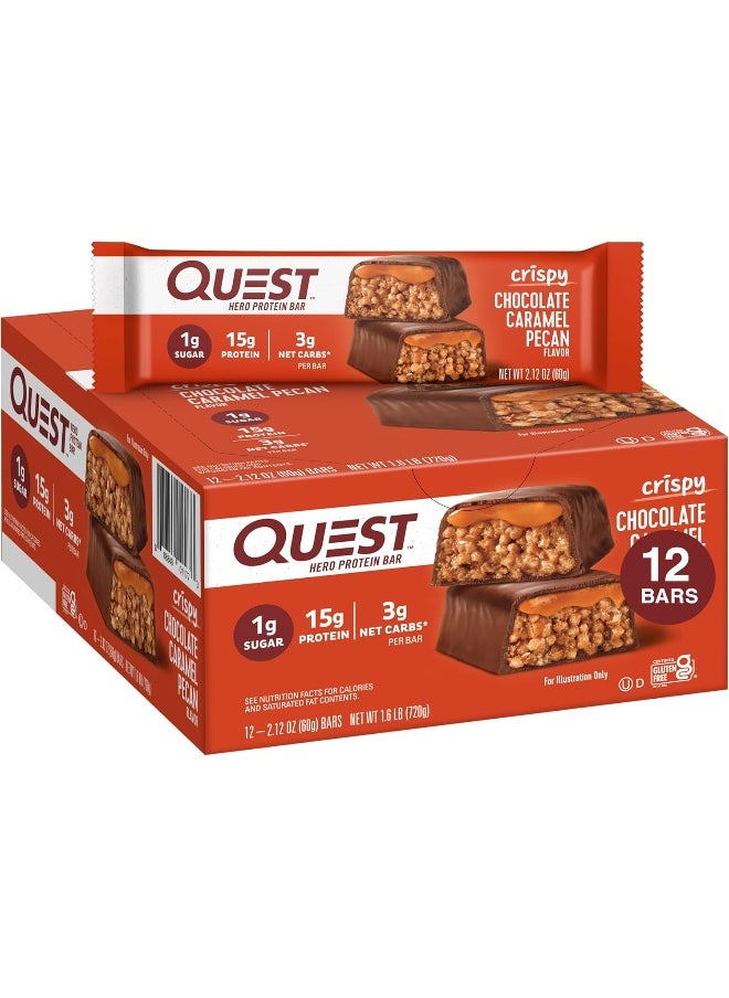 Nutrition Chocolate Caramel Pecan, 12 Count