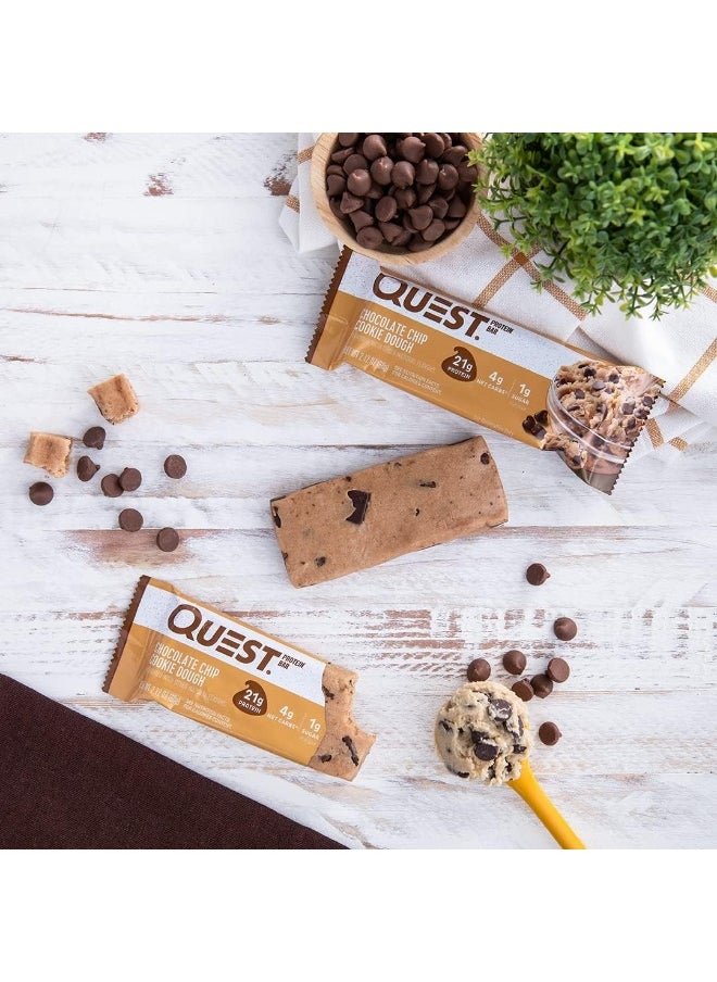 Nutrition Chocolate Chip Cookie Dough - High Protein, Low Carb, Gluten Free, Keto Friendly, 2.12 Oz, 4 Count (Pack Of 5)
