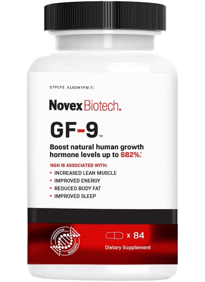 Gf-9 – 84 Count - Supplements For Men - Boost Critical Peptide That Supports Energy And Performance, 21-Day Supply