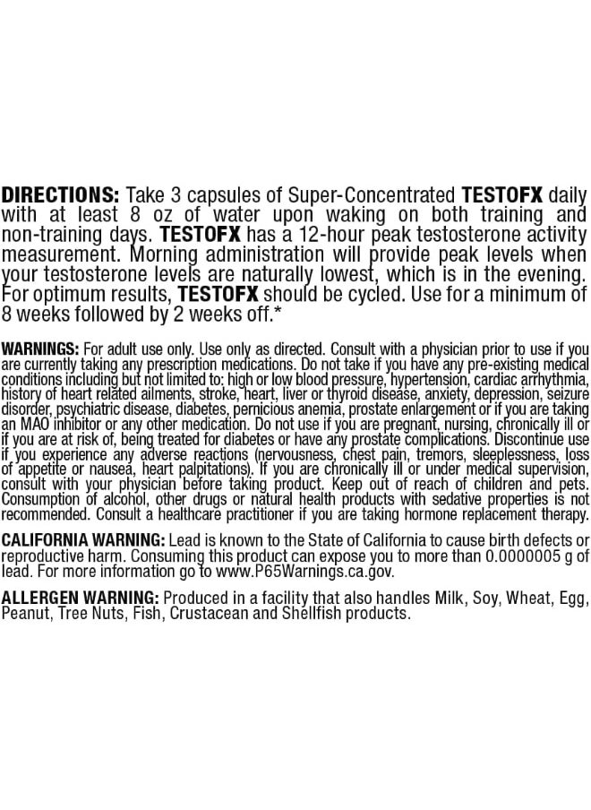 All Max Nutrition Testo Fx (90 Capsules)