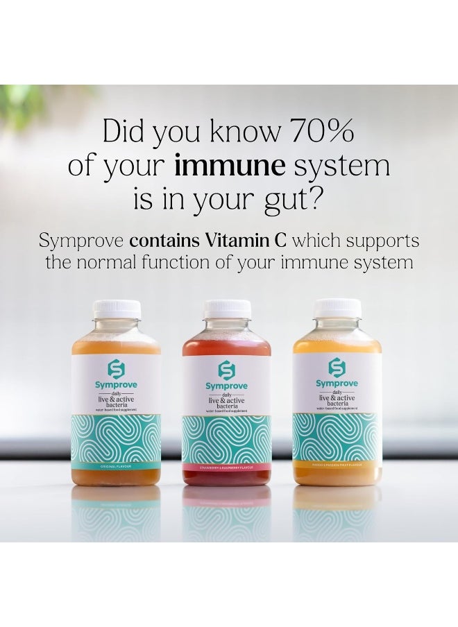Original 4-Week Pack | Daily Essential Gut Health Supplement | Probiotic Drink With Live Bacteria, Vegan | 4X500Ml