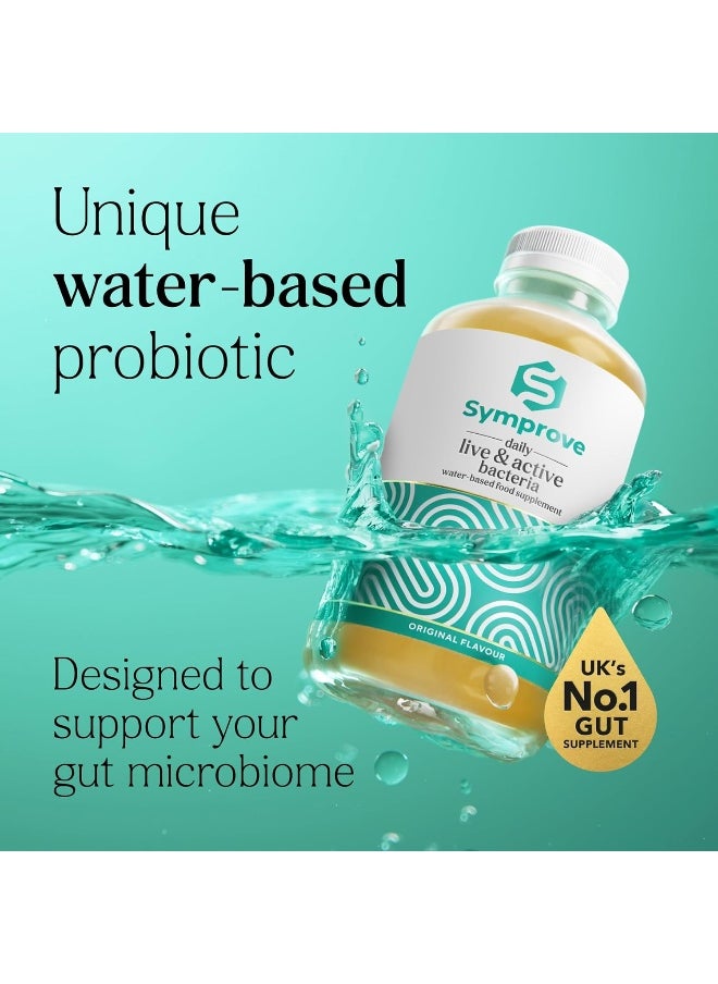 Original 4-Week Pack | Daily Essential Gut Health Supplement | Probiotic Drink With Live Bacteria, Vegan | 4X500Ml