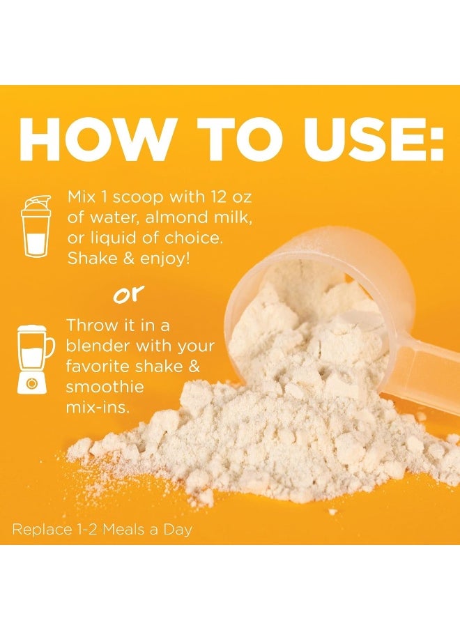 Meal Replacement Shake Powder 7 Servings (Pineapple Whip) - Gluten Free, Non-Gmo