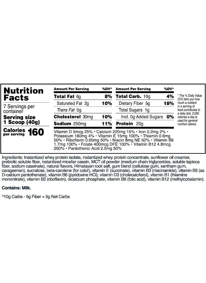 Meal Replacement Shake Powder 7 Servings (Pineapple Whip) - Gluten Free, Non-Gmo