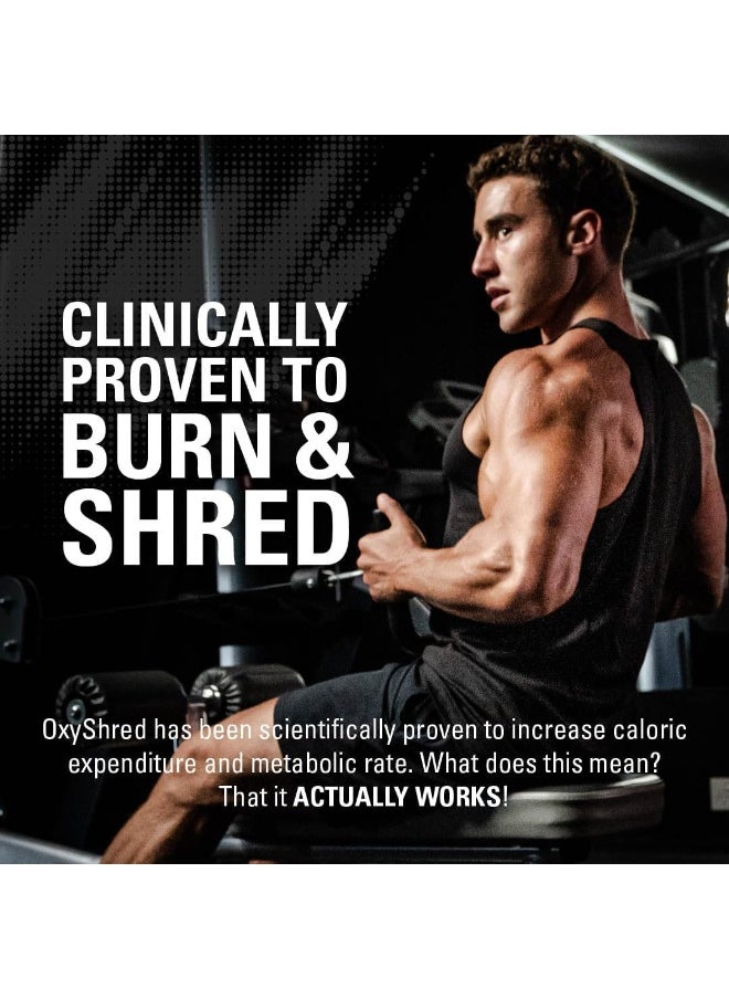 Oxyshred Thermogenic Fat Burner By - Weight Loss Supplement, Energy Booster, Pre-Workout, Metabolism Booster, Water Cut 60 Servings (Gummy Snake)