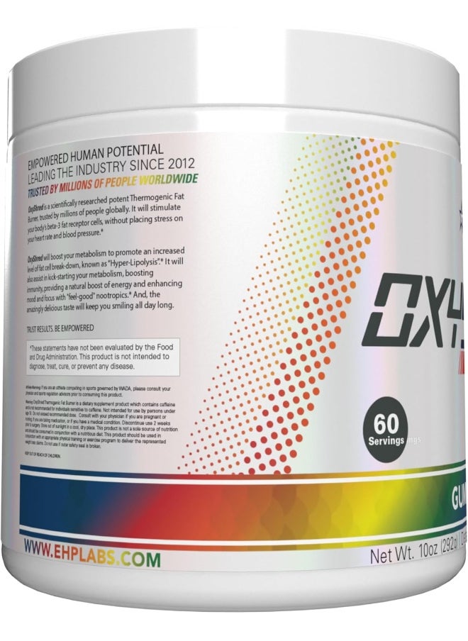 Oxyshred Thermogenic Fat Burner By - Weight Loss Supplement, Energy Booster, Pre-Workout, Metabolism Booster, Water Cut 60 Servings (Gummy Snake)
