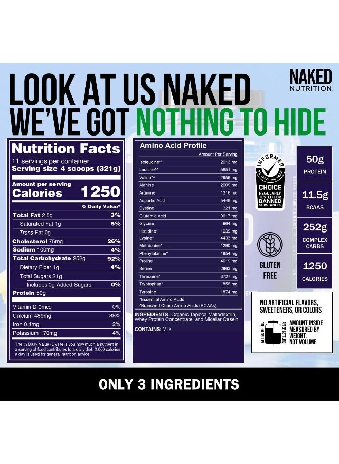 - Mass Unflavored 8 Lbs.