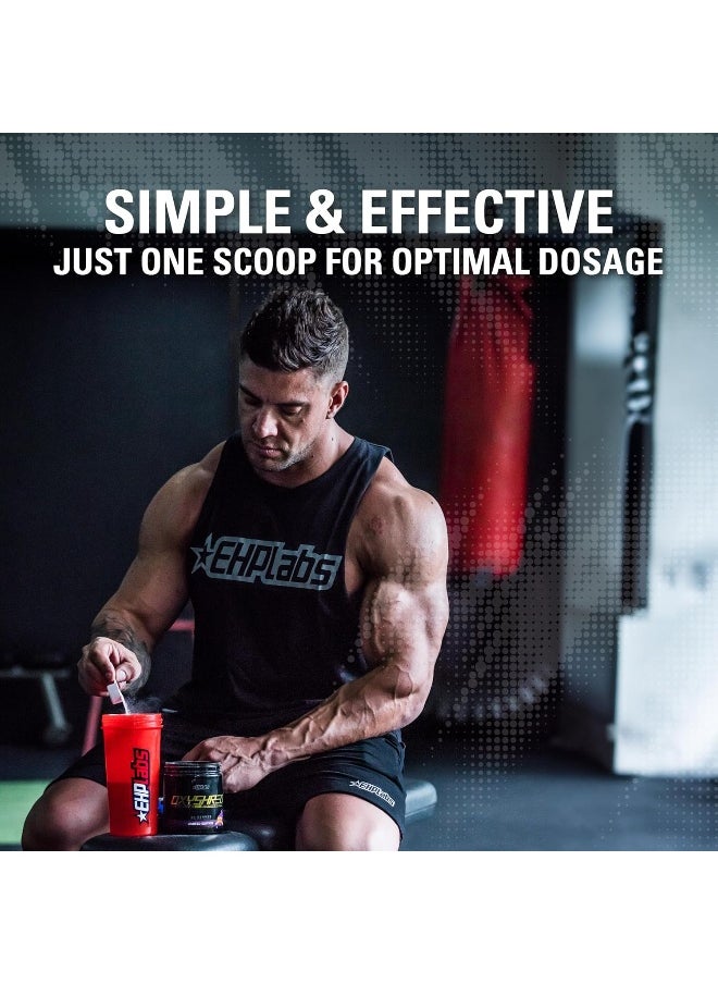 Oxyshred Hardcore Thermogenic Fat Burner | Weight Loss Supplement | Energy Booster | Pre Workout | Metabolism Booster | Water Cut | Added L-Carnitine & Cla 40 Servings (Cali Cola)