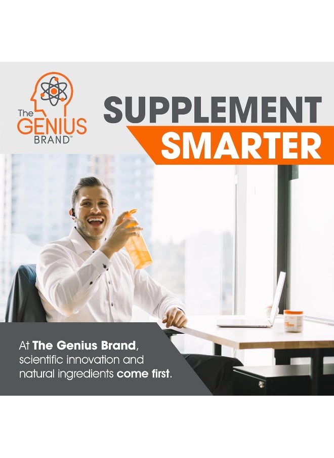 Genius Men'S & Women'S Extended Release Microencapsulated Caffeine Pills (100 Count)