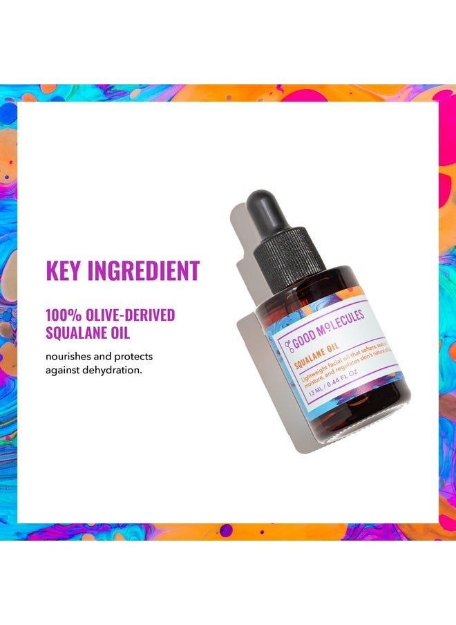 Good Molecules Squalane Oil - Moisturizer for Face, Skin, and Hair, Plumping, Firming, Anti-Aging - Skincare for Face to Hydrate and Calm the Skin