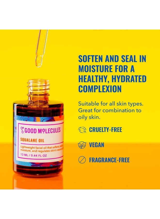 Good Molecules Squalane Oil - Moisturizer for Face, Skin, and Hair, Plumping, Firming, Anti-Aging - Skincare for Face to Hydrate and Calm the Skin