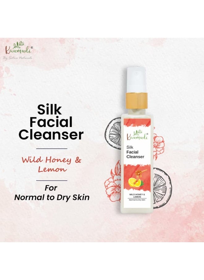 Silk Facial Cleanser with Wild Honey & Lemon for Normal to Dry Skin 120ml / 4.06 fl Oz