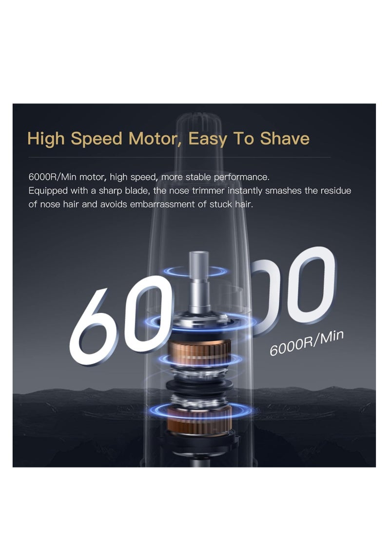 ENCHEN Electric Ear and Nose Hair Trimmer Cordless Eyebrow Removal Clipper Razor Shaver Trimmer for Men Women IPX7 Waterproof Type-C Fast Charging with...