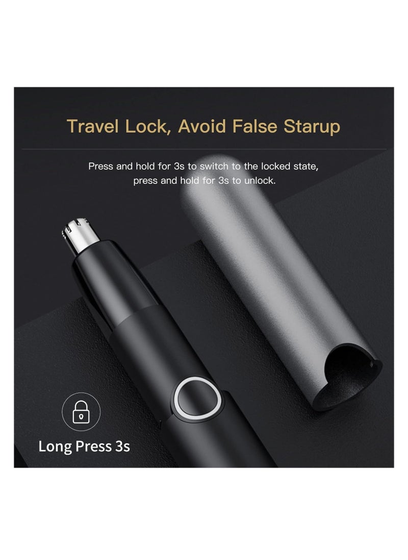 ENCHEN Electric Ear and Nose Hair Trimmer Cordless Eyebrow Removal Clipper Razor Shaver Trimmer for Men Women IPX7 Waterproof Type-C Fast Charging with...
