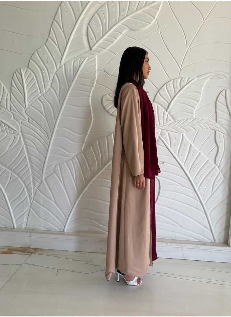 Reversible Two-Tone Abaya