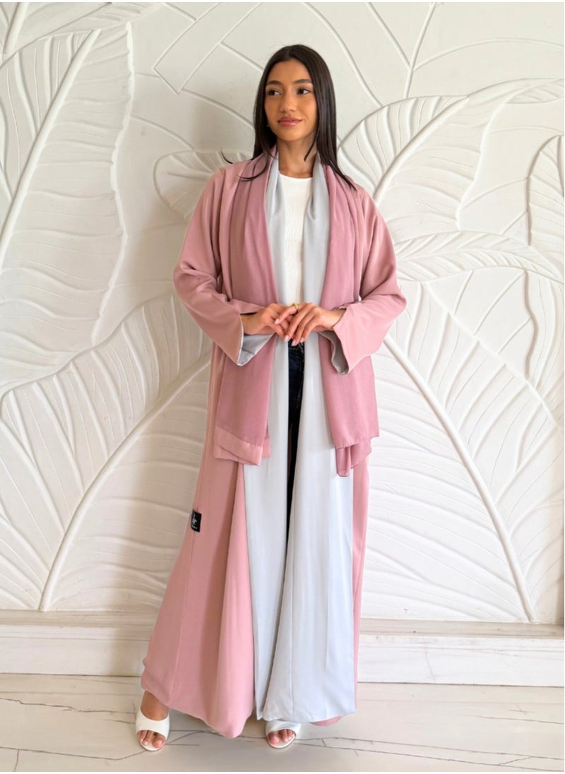 Reversible Two-Tone Abaya