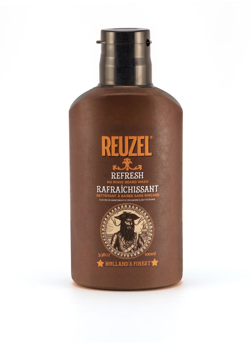 REFRESH No Rinse Beard Wash - 3.38oz/100ml