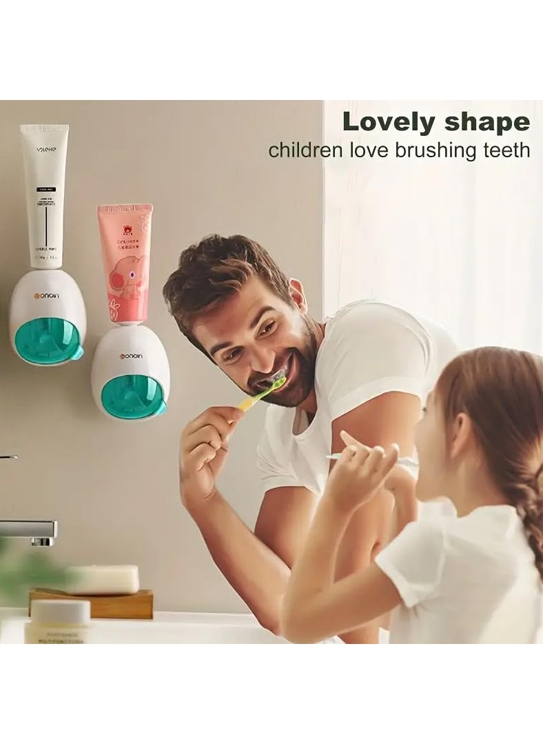 Chiransi Wall Mounted Automatic Toothpaste Squeeze Bathroom Toothpaste Dispenser Toothpaste Organizer for Kids AdultsPack of 1 Toothpaste Squeezer
