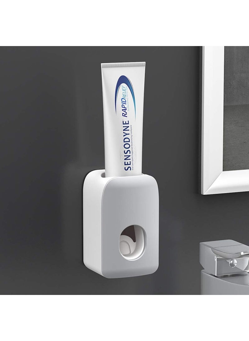PLUMAZE SpaceSaving ABS Automatic Toothpaste Dispenser Convenient Home Bath Accessory in Sleek Design
