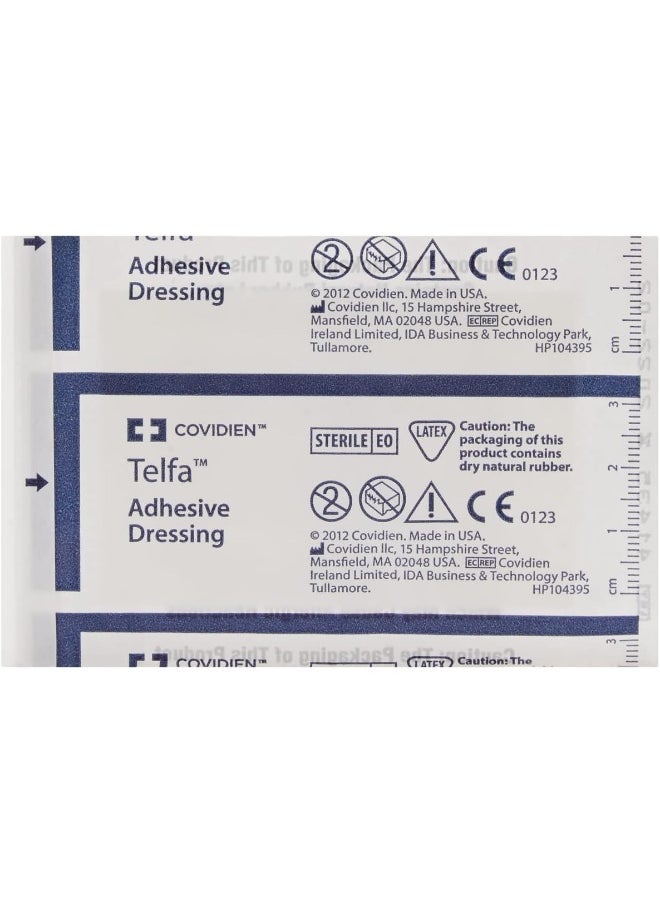 Covidien 6017 Telfa Adhesive Dressing, Sterile 1's in Peel-Back Package, 2