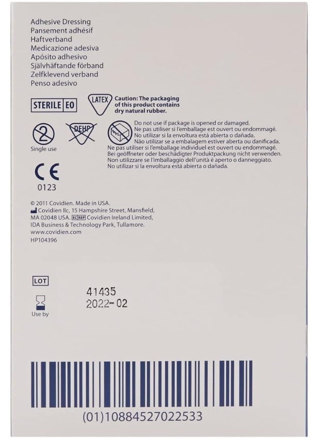 Covidien 6017 Telfa Adhesive Dressing, Sterile 1's in Peel-Back Package, 2