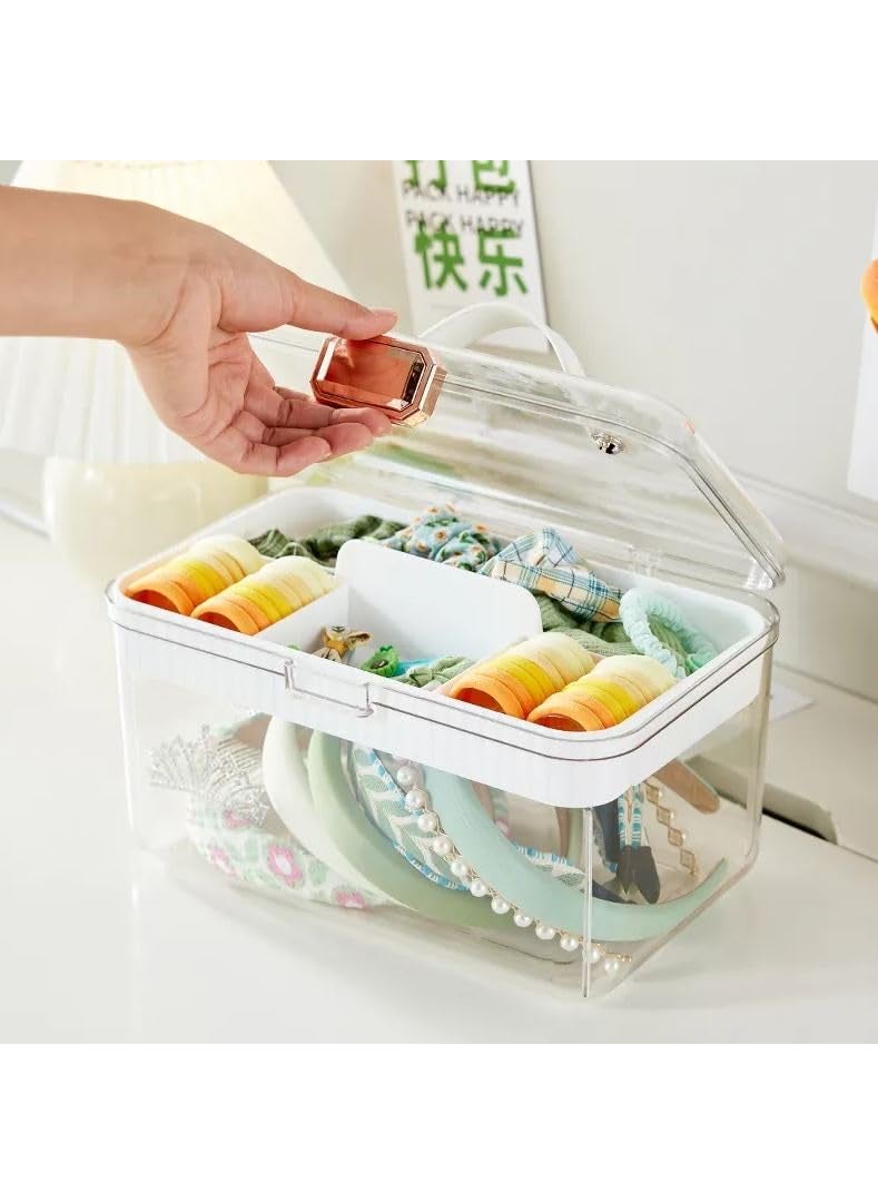 ULTREOS Storage box Small Medicine Box Household Multilayer Emergency Medicine Storage Box Plastic Children Medicine Box Medical