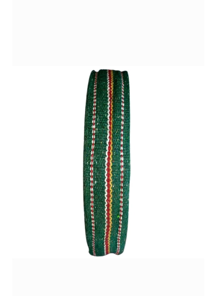 25 inches Cotton niwar roll Cotton niwar patta Cotton niwar Tape for khatkhatiya charpai Folding Size 3646 uses 2500kg Cotton niwar roll primium Quality Useful etc Green