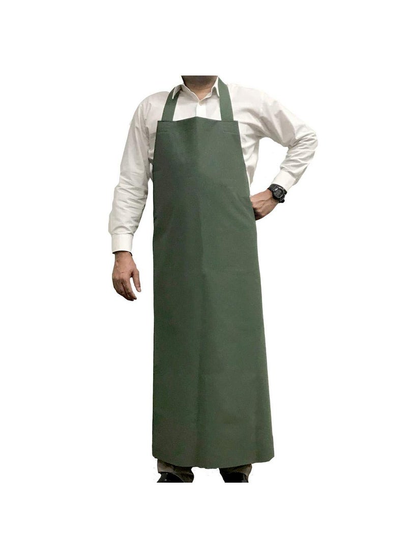 MEDILINE PLUS LR Apron for Surgeons Doctors Nurses Plastic waterproof Apron_Olive