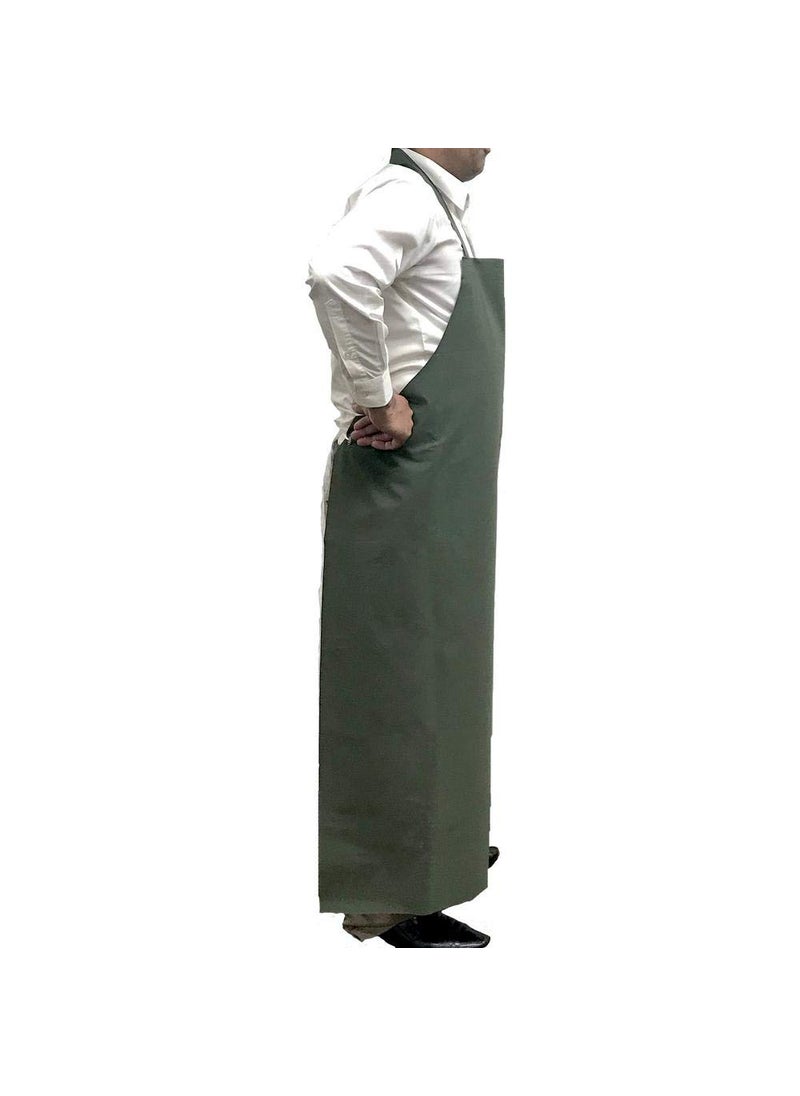 MEDILINE PLUS LR Apron for Surgeons Doctors Nurses Plastic waterproof Apron_Olive