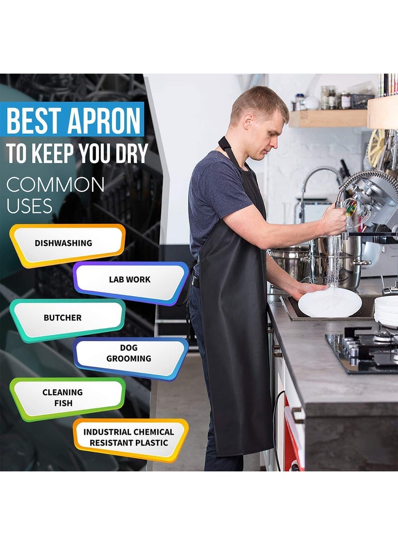 MEDILINE PLUS LR Apron for Surgeons Doctors Nurses Plastic waterproof Apron Multicolour