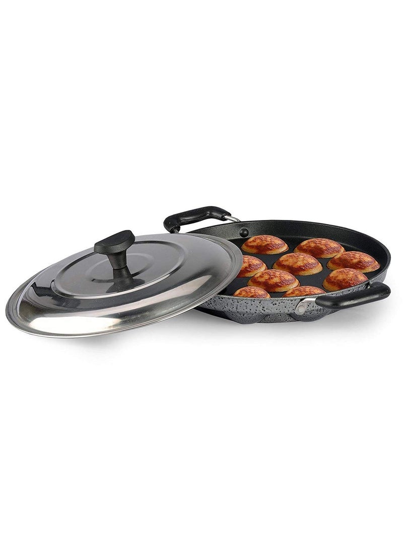 IVAR Non Stick 12 Cavities Appam Patra