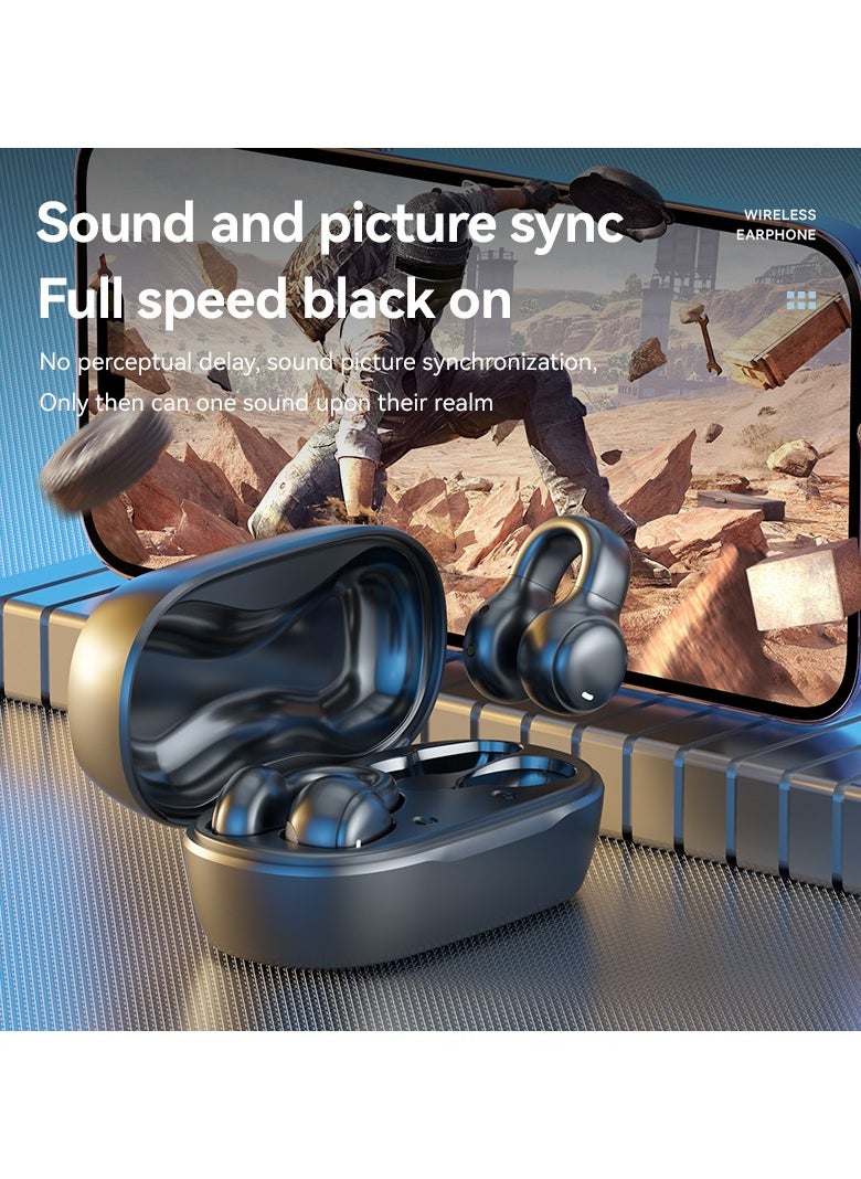M47 Bluetooth Headset: Digital Display Of Accurate Information, Comfortable Ear-Hanging, Amazing Sound Quality, With Noise Reduction Function, Suitable For Office, Sports, Fitness And Games