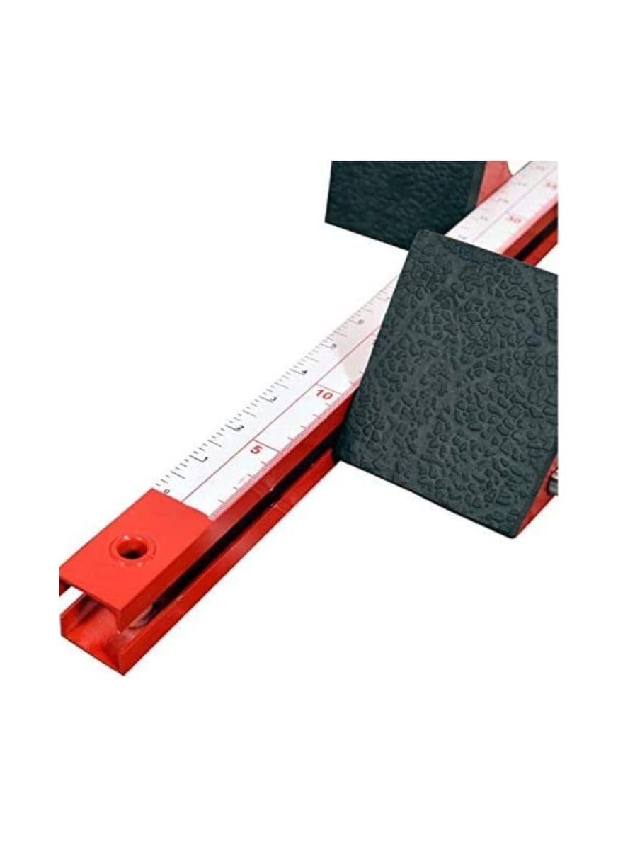 Wirmon Athletic Starting Block with Powder Coated Steel Channel and Adjustable Rubber Mounted Pedals for Any Track