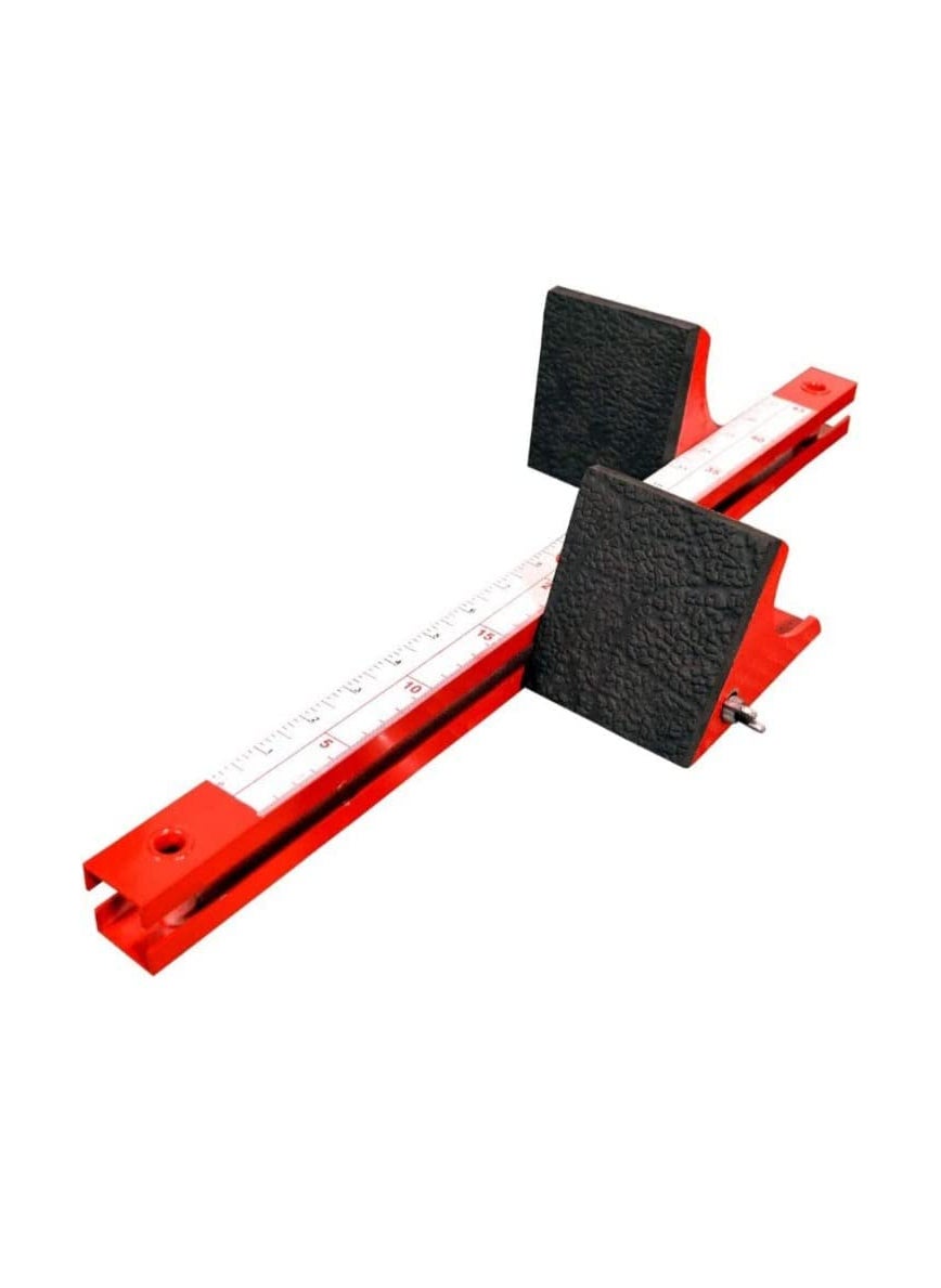 Wirmon Athletic Starting Block with Powder Coated Steel Channel and Adjustable Rubber Mounted Pedals for Any Track