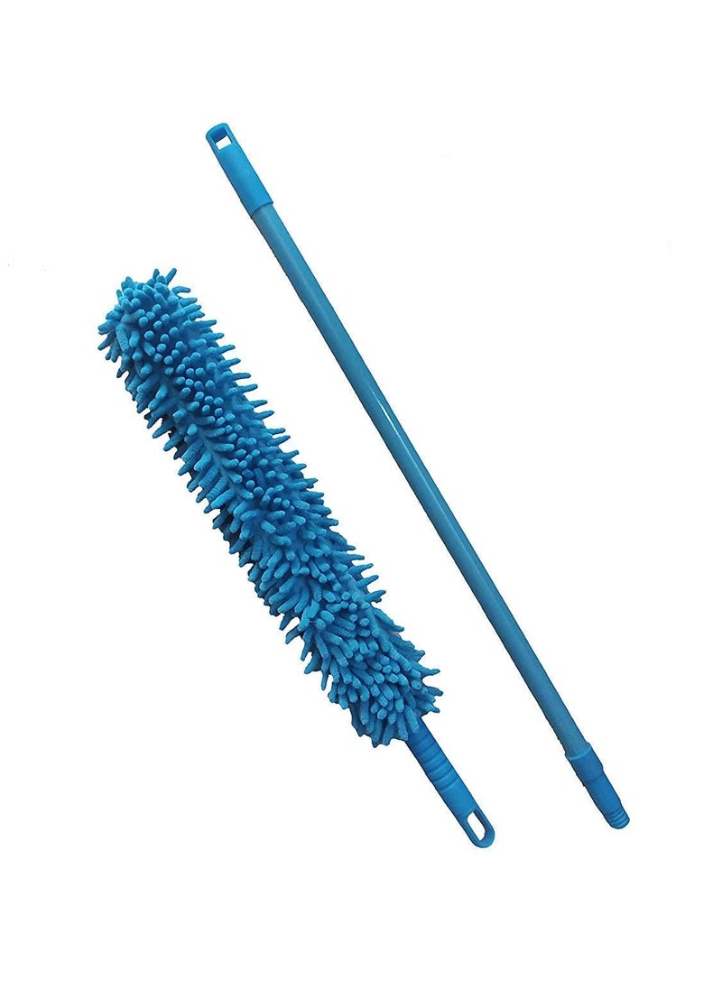 INTELLIE Trade Ventures Multipurpose Microfiber Fan Cleaning Duster Steel Body Flexible Fan mop for Quick and Easy Cleaning of Home and Office Fans MultiColor