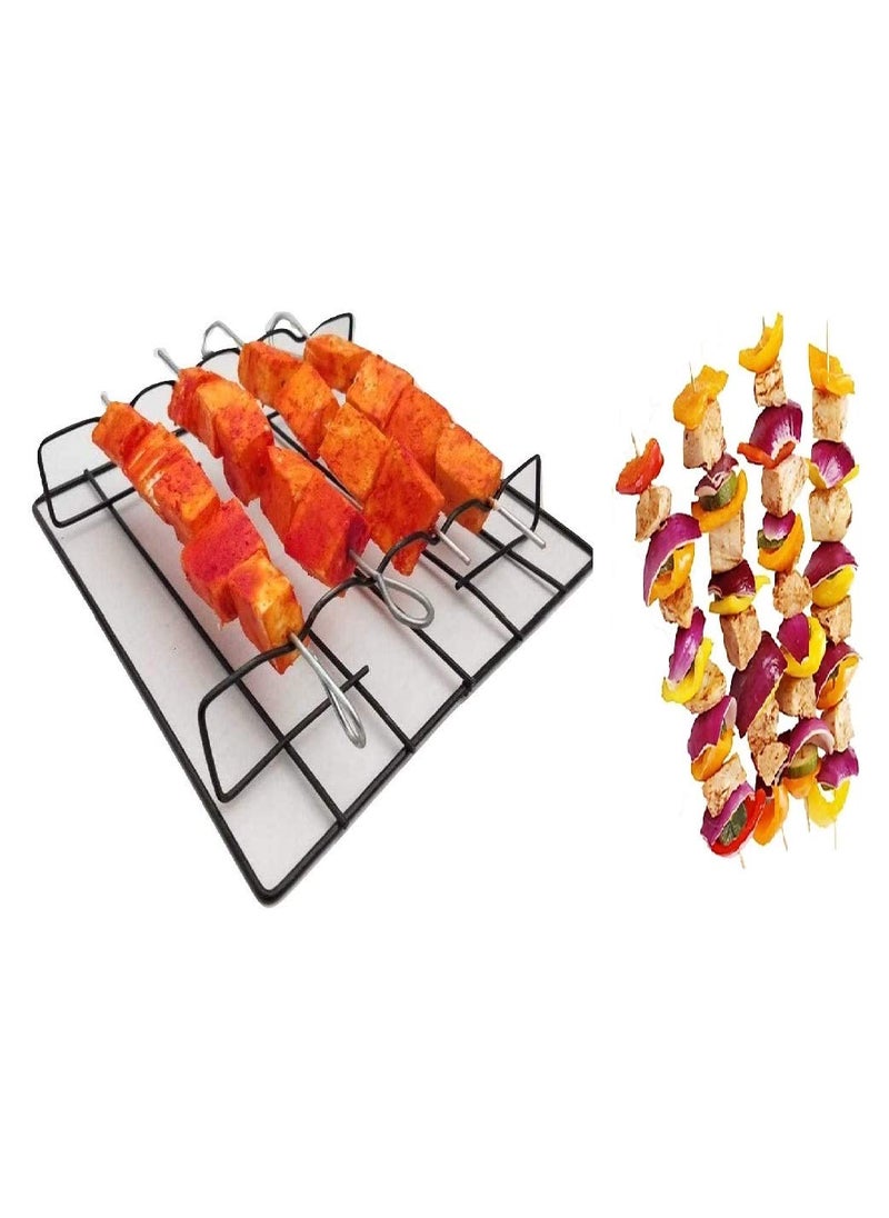 Hot Berg Micro Smart Looking Home and Kitchen Electric 1500W Tandoor and Barbeque Grill Combo Black