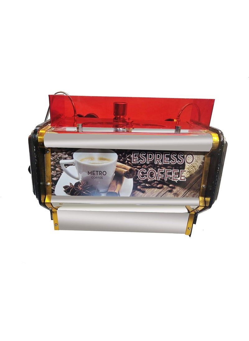 KIING Espresso Coffee Machine 16 inch Capacity 4 Liter 200 Cups at a Time for Shops Banquet Halls