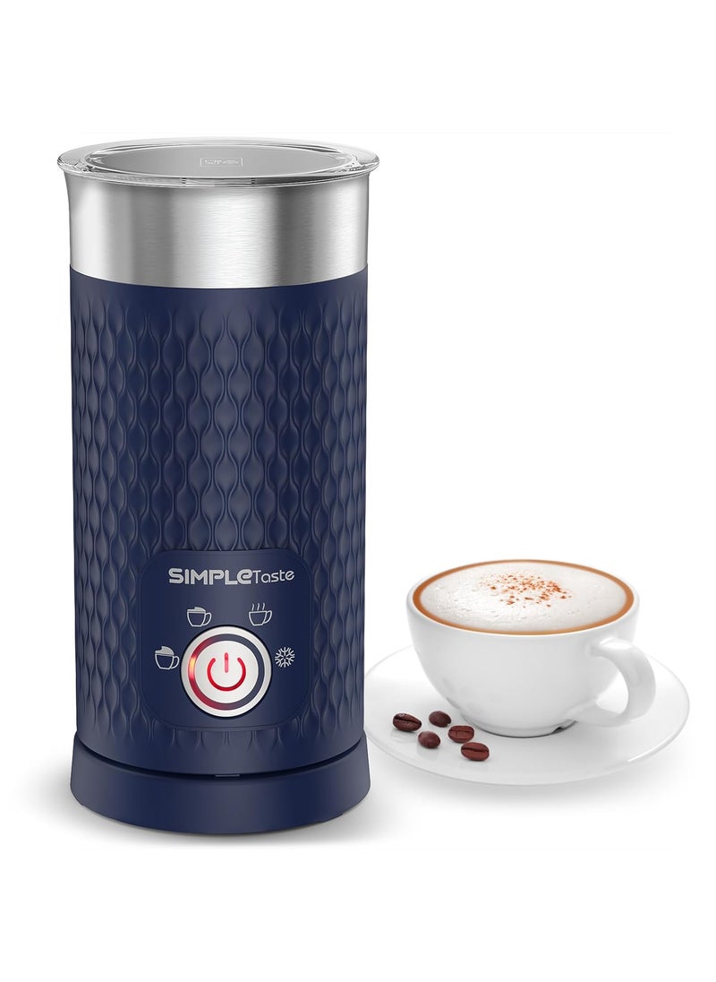SIMPLETaste Milk Frother 4in1 Electric Milk Steamer Automatic Hot and Cold Foam Maker and Milk Warmer for Latte Cappuccinos Macchiato