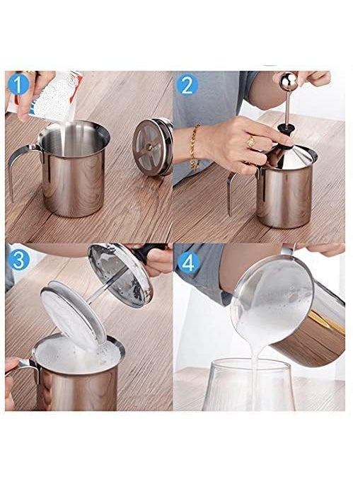 MIVARTH Milk Frother Hand Blender Coffee Frother Blender USB Rechargeable Electric Foam Maker Electric Coffee Beater for Cappuccino Whisker Electric Blender for Egg Hand Blender