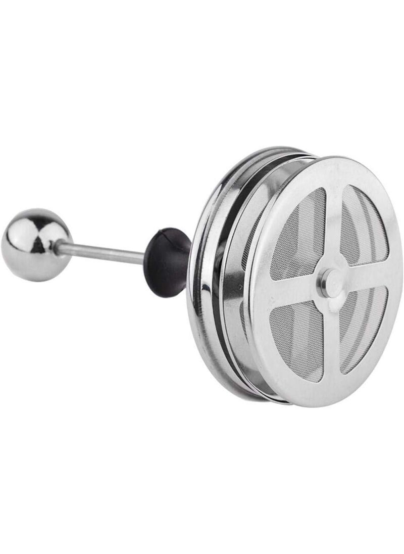 Cheet enterprise Milk Forther Coffee Milk Frother for Hot and Cold Coffee Coffee Foam Maker Double Froth Pump 400Ml