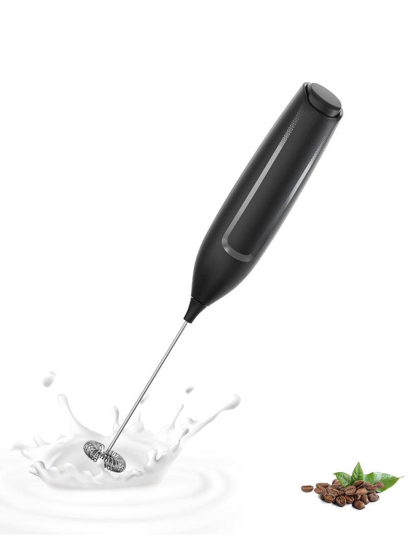 JIMYIU Powerful Milk Frother Handheld BatteryOperated Electric Foam Maker Frother Wand Drink Mixer with Stainless Steel Whisk for Coffee Lattes Cappuccino Matcha