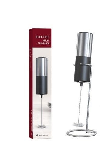 Apsara kitchenware Handheld Milk n Coffee Frother with Stand Mini Coffee FoamerElectric Kitchen GadgetPortable Whisk Drink Mixer for Coffee and Mixing Other Beverages
