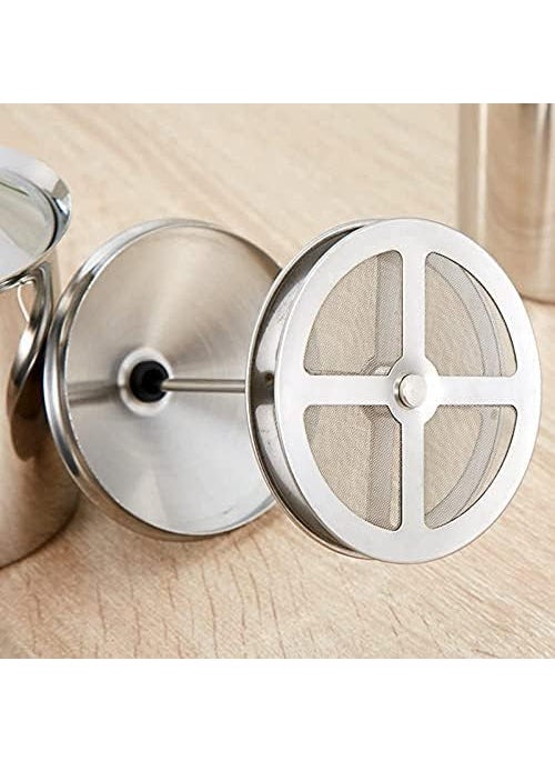 MotiBa Coffee Frother Stainless Steel Manual Milk Frother for Coffee Handheld Coffee Milk Frother PitchersManual Operated Milk Foam Maker for Cappuccino Coffee Beater Chocolate Coffee Beater